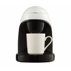 Brentwood 1-Cup Coffee Maker with Mug - White-Includes Drip Tray