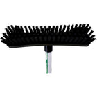 Globe 10" Floor and Deck Scrub Brush  (4019)-Metal Handle with Hang-Up Cap for Easy Storage