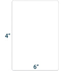 SPC Permanent Thermal Transfer Label Roll - 4" x 6" - 3" Core - White - 1000 Pack-Pressure sensitive labels recommended for shipping labels, part bins and product identification labels