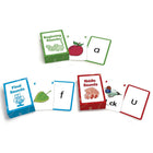 Junior Learning Letter Sounds Flash Cards for ages 4+ (JRL202)-8.1" x 3.5" x .9"