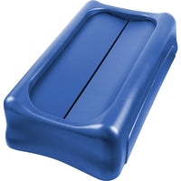 Rubbermaid Swing Lid, Blue (FG267360BLUE)-Material - Plastic