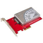 StarTech U.2 to PCIe Adapter for 2.5" U.2 NVMe SSD, SFF-8639, x4 PCI Express 3.0 (PEX4SFF8639)-OS independent with no drivers required, for a fast, hassle-free setup