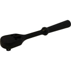 Gray Tools 1/4" Drive 36 Tooth Black Reversible Ratchet, 5" Long-Drive Size: 1/4"