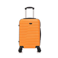 TOSCANO OPPORTUNA 20" Hardside Carry On Luggage - Burnt Orange-Designed in Italy