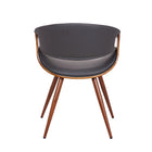 Armen Living Butterfly Mid-Century Dining Chair - Green-Great for kitchen, dining, home office space, commercial setting or any living space in your home