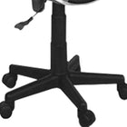 Xtech Modern Cloth Office Chair - Black/Grey- Features a cushioned seat and smooth wheels for comfort and durability