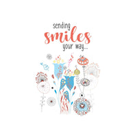 MillBrook Studio Greeting Cards/Envelopes - 5-3/8" W x 7-3/4" H - Doodle Flowers - 18 Pack-Card shop quality greeting cards