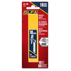 OLFA LB 18mm Heavy-Duty Snap Blades - Silver - 10 Pack-Silver high-carbon Japanese tool steel