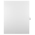 Mark Maker Legal Tabs - Letter Size - White - 1/25th cut - 25 tabs per package - 5 packages Pack - Number 189-White Single Tabs