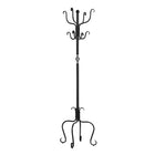 Monarch Specialties 2065 Coat Rack - Traditional Hammered Black Metal-Coat Rack