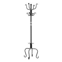 Monarch Specialties 2065 Coat Rack - Traditional Hammered Black Metal-Coat Rack