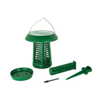 Bite Shield Solar-Powered Zapper Flying Insect Killer-Uses UV light for an effective odorless and silent insect lure