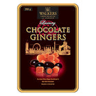 Walkers Chocolate Ginger Tin 250g-Perfect for gifting