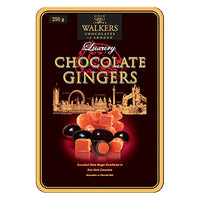 Walkers Chocolate Ginger Tin 250g-Perfect for gifting