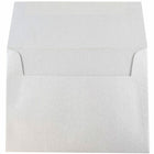 JAM Paper A6 Invitation Envelopes, 4.75 x 6.5, Stardream Metallic Silver, 50 Pack (GCST659I)-Blank interior for personalized message