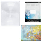Merangue Large Sheet Magnifier, 2mm Thick, 6 Pack-3 x’s magnification.