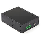 StarTech Industrial Fiber to Ethernet Media Converter - 1Gbps SFP to RJ45/ Cat6-OPEN SFP SLOT: Compatible with any standard SFP and can be used for multimode or single mode fiber connections, easy deployment across applications, fiber distances or fiber cable types