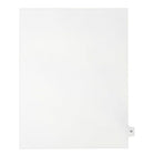 Mark Maker Legal Exhibit Index Tab White Single Tabs, 1/15th Cut, Letter Size, No Holes, Letter N, 25 Pack-White Single Tabs, 1/15th Cut