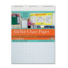 Pacon Heavy Duty Anchor Chart Paper, 27" x 34", White, 1" Grid Rule, 25 Sheets/Pad (PAC3372)-Anchor charts are commonly used in classrooms to serve as a visual reminder of strategies, vocabulary and other content that students learn through the school year