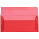 JAM Paper #10 Business Translucent Vellum Envelopes - 4.125" x 9.5" - Primary Red - 50 Pack-Size: #10 (4.13 x 9.5 inches)