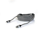 LBT 7 Ft USB C to Lightning Cable, Metal Shell Nylon Braided Plug, Black/White (LBT080)-LBT 7 ft USB C to Lighting cable is compatible with all the newer generation iPhone, iPad, iPod and MacBook, enabling to charge and sync data, photos and music