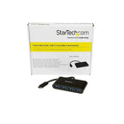 StarTech 4-Port USB 3.0 Hub, USB-C to 4 x USB-A-Universal, multi-platform compatible, with fast and easy installation, and native support in most operating systems (Windows, Mac, Chrome OS, Linux)