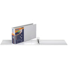 QuickFit Deluxe Heavy-Duty Spreadsheet View Binder (8.5" x 14") 2" Round Rings, White (Landscape)-It's quick & easy to customize with one sheet of paper