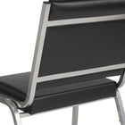 Flash Furniture HERCULES Series Black Antimicrobial Vinyl Bariatric Medical Reception Chair-CAL 117 Fire Retardant Foam
