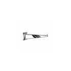 Wamaco 12" Gridwall Shelf Bracket, Black, 10 Pack-Ideal for glass, wood and melamine shelves for product display