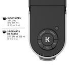 Keurig K-Slim Single Serve K-Cup Pod Coffee Maker - With MultiStream Technology - Black-Energy efficient: auto off feature turns off your coffee maker 5 minutes after the last brew, helping to save energy.
