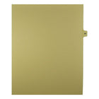 Mark Maker Legal Exhibit Index Tab Buff Single Tabs, 1/15th Cut, Letter Size, No Holes, Number 20, 25 Pack-Buff Single Tabs, 1/15th Cut