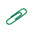 JAM Paper Colored Standard 1" Paper Clips - Green - 3 Packs of 100-These colorful paperclips are great for organizing papers at home, school, or the office
