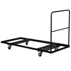 Flash Furniture Black Folding Table Dolly for 30"W x 72"D Rectangular Folding Tables-Folding Table Dolly
