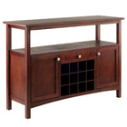 Winsome Wood Colby Buffet Cabinet (94745)-Made of Solid/Composite Wood in Cappuccino finish