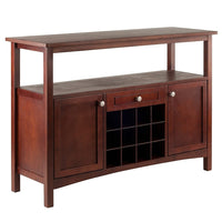 Winsome Wood Colby Buffet Cabinet (94745)-Made of Solid/Composite Wood in Cappuccino finish