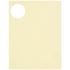 JAM Paper Circle Label Sticker Seals, 2.5 Diameter, Ivory, 120 Pack-Ivory