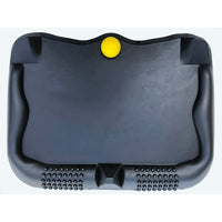 Rocelco MTOPO Medium Topographical Energizing Anti-Fatigue Mat, Black-Get all the benefits of standing while you work.