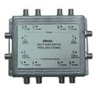 Digiwave Multiswitch for Satellite Dish (4 in 4 out), 1.3" x 4.7" x 6.5", Silver-Digiwave Multiswitch 4 IF input to 4 outpus for Satellite Receiver has 4 outputs to up to 4 receivers
