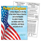 TREND enterprises, Inc. Pledge of Allegiance Learning Chart, 17" x 22", 10 Pack-Assorted