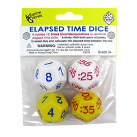 Koplow Games Elapsed Time Dice - Assorted Colours - 2 Pack-Time Dice