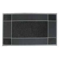Floor Choice Runway Doormat Black 23"x46" (87730)-Made with durable recycled vinyl.
