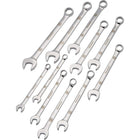 Dynamic Tools 11 Piece Metric Combination Wrench Set, Mirror Chrome Finish, 9mm - 19mm-Contains: 9, 10, 11, 12, 13, 14, 15, 16, 17, 18, 19mm