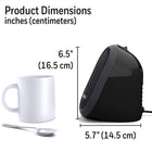 Honeywell HeatBud Mini-Ceramic Heater - Black-Cool Touch Plastic Housing