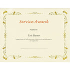St. James Premium Weight Certificates, Laurel Design, Gold Foil, Ivory, 15 Pack-Free downloadable templates from www.first-base.com