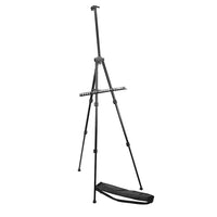 Eddie's Hang-Up Display Ltd. Collapsible Floor Easel with Travel Case, Black - 5 Pack-Support for sign/paper is adjustable