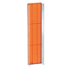 Azar Displays – Présentoir Powerwing à panneau perforé, 14 x 60 po, orange (700354-ORG)-En plastique orange