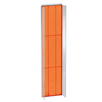 Azar Displays – Présentoir Powerwing à panneau perforé, 14 x 60 po, orange (700354-ORG)-En plastique orange