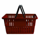 Eddie's - Large Retail Shopping Baskets - Red (199401-12)-8.5" x 11.5" x 16.75"