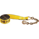 Kinedyne Winch Straps, Chain Anchor, 3" W x 30' L, 5400 Lbs. (2450 Kg) Working Load Limit - 3 Pack-Length: 30'