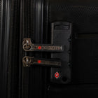 Air Canada Optimum 24" Hardside Spinner Luggage - Black-Interior compression strap